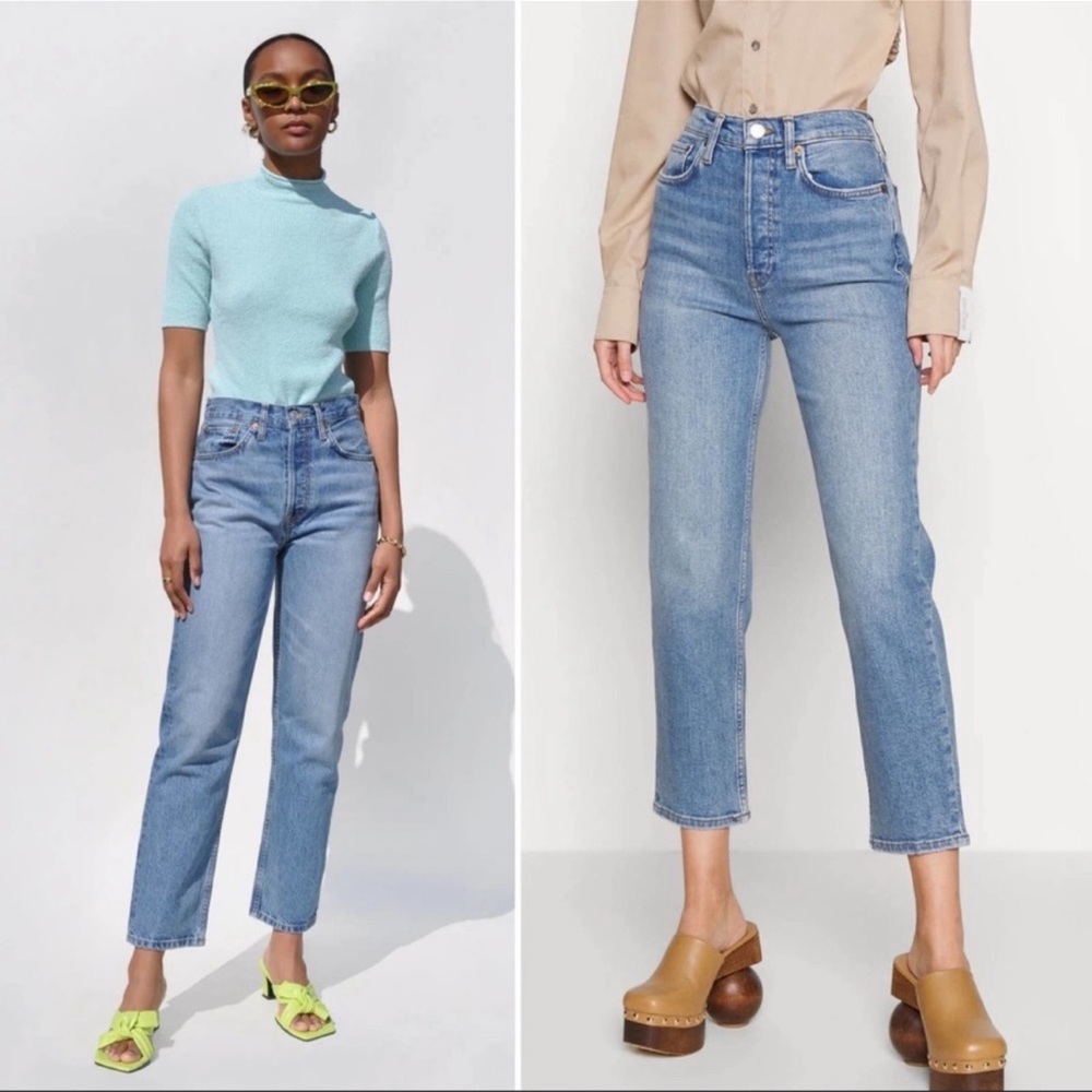 Re/done 70s Stove Pipe Jeans size 24